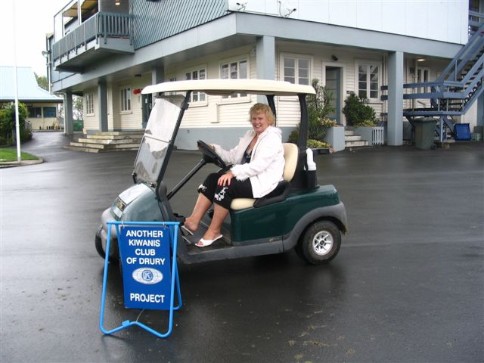 Presenting the big check